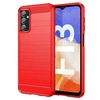 Image de Coque pour Samsung Galaxy M13 4G / M23 5G - housse etui silicone gel carbone + film ecran - ROUGE -