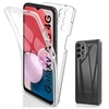 Image de Coque pour Samsung Galaxy A13 4G / 5G / A04s - housse etui silicone gel fine 360 integrale (avant et arriere) + verre trempe - TRANSPARENT -