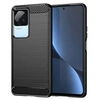 Image de Coque pour Xiaomi Poco F4 5G - housse etui silicone gel carbone + film ecran - NOIR -