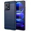 Image de Coque pour Xiaomi Redmi Note 12 Pro+ Plus 5G - housse etui silicone gel carbone + verre trempe - BLEU FONCE -