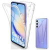 Image de Coque pour Samsung Galaxy A34 5G - housse etui silicone gel fine 360 integrale (avant et arriere) + film ecran - TRANSPARENT -