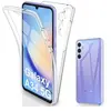 Image de Coque pour Samsung Galaxy A34 5G - housse etui silicone gel fine 360 integrale (avant et arriere) + verre trempe - TRANSPARENT -