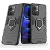 Image de Coque pour Xiaomi Poco X5 5G / Redmi Note 12 5G - housse etui rigide anti choc + verre trempe - NOIR -