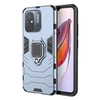 Image de Coque pour Xiaomi Redmi 12C / Redmi 11A / Poco C55 - housse etui rigide anti choc + verre trempe - BLEU FONCE -
