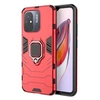 Image de Coque pour Xiaomi Redmi 12C / Redmi 11A / Poco C55 - housse etui rigide anti choc + verre trempe - ROUGE -