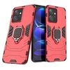 Image de Coque pour Xiaomi Redmi Note 12 4G - housse etui rigide anti choc + film ecran - ROUGE -