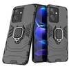 Image de Coque pour Xiaomi Redmi Note 12 4G - housse etui rigide anti choc + verre trempe - NOIR -