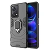 Image de Coque pour Xiaomi Redmi Note 12 Pro+ Plus 5G - housse etui rigide anti choc + verre trempe - NOIR -