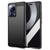 Image de Coque pour Xiaomi 13 Lite 5G - housse etui silicone gel carbone + film ecran - NOIR -