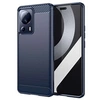 Image de Coque pour Xiaomi 13 Lite 5G - housse etui silicone gel carbone + verre trempe - BLEU FONCE -