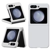 Image de Coque pour Samsung Galaxy Z Flip 5 5G - housse etui rigide avant et arriere - BLANC -