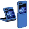 Image de Coque pour Samsung Galaxy Z Flip 5 5G - housse etui rigide avant et arriere - BLEU FONCE -