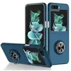 Image de Coque pour Samsung Galaxy Z Flip 5 5G - housse etui rigide bague anti choc magnetique - BLEU FONCE -