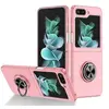 Image de Coque pour Samsung Galaxy Z Flip 5 5G - housse etui rigide bague anti choc magnetique - ROSE -