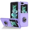 Image de Coque pour Samsung Galaxy Z Flip 5 5G - housse etui rigide bague anti choc magnetique - MAUVE -