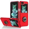 Image de Coque pour Samsung Galaxy Z Flip 5 5G - housse etui rigide bague anti choc magnetique - ROUGE -