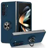 Image de Coque pour Samsung Galaxy Z Fold 5 5G - housse etui rigide bague anti choc magnetique - BLEU FONCE -