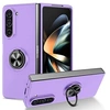 Image de Coque pour Samsung Galaxy Z Fold 5 5G - housse etui rigide bague anti choc magnetique - MAUVE -