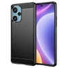Image de Coque pour Xiaomi Poco F5 5G / Redmi Note 12 Turbo - housse etui silicone gel carbone + verre trempe - NOIR -