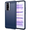 Image de Coque pour Xiaomi Poco F5 Pro 5G / Redmi K60 / K60 Pro - housse etui silicone gel carbone + film ecran - BLEU FONCE -