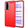 Image de Coque pour Xiaomi Poco F5 Pro 5G / Redmi K60 / K60 Pro - housse etui silicone gel carbone + film ecran - ROUGE -