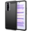 Image de Coque pour Xiaomi Poco F5 Pro 5G / Redmi K60 / K60 Pro - housse etui silicone gel carbone + verre trempe - NOIR -