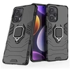 Image de Coque pour Xiaomi Poco F5 5G / Redmi Note 12 Turbo - housse etui rigide anti choc + verre trempe - NOIR -
