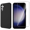 Image de Coque pour Samsung Galaxy S23 FE 5G - housse etui silicone gel fine + film ecran - NOIR -