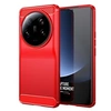 Image de Coque pour Xiaomi 13 Ultra 5G - housse etui silicone gel carbone + verre trempe - ROUGE -