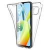 Image de Coque pour Xiaomi Redmi A1 / A2 - housse etui silicone gel fine 360 integrale (avant et arriere) + verre trempe - TRANSPARENT -