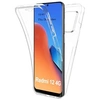 Image de Coque pour Xiaomi Redmi 12 4G - housse etui silicone gel fine 360 integrale (avant et arriere) + verre trempe - TRANSPARENT -