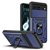 Image de Coque pour Google Pixel 8 5G - housse etui rigide anti choc + verre trempe - BLEU FONCE -