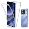 Image de Coque pour Xiaomi 13T / 13T Pro 5G - housse etui silicone gel fine 360 integrale (avant et arriere) + verre trempe - TRANSPARENT -