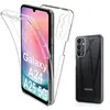 Image de Coque pour Samsung Galaxy A24 4G / A25 4G / 5G - housse etui silicone gel fine 360 integrale (avant et arriere) + film ecran - TRANSPARENT -