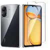 Image de Coque pour Xiaomi Redmi 13C / Poco C65 / Poco M6 5G - housse etui silicone gel fine + verre trempe - TRANSPARENT TPU -