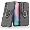 Image de Coque pour Samsung Galaxy A24 4G / A25 4G / 5G - housse etui rigide anti choc + verre trempe - NOIR -