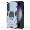 Image de Coque pour Samsung Galaxy S24 5G - housse etui rigide anti choc + film ecran - BLEU FONCE -