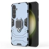 Image de Coque pour Samsung Galaxy S24 Plus 5G - housse etui rigide anti choc + verre trempe - BLEU FONCE -
