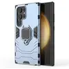 Image de Coque pour Samsung Galaxy S24 Ultra 5G - housse etui rigide anti choc + verre trempe - BLEU FONCE -