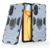 Image de Coque pour Xiaomi Redmi 13C / Poco C65 / Poco M6 5G - housse etui rigide anti choc + verre trempe - BLEU FONCE -