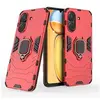 Image de Coque pour Xiaomi Redmi 13C / Poco C65 / Poco M6 5G - housse etui rigide anti choc + verre trempe - ROUGE -