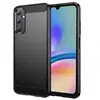 Image de Coque pour Samsung Galaxy A05s - housse etui silicone gel carbone + film ecran - NOIR -