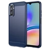 Image de Coque pour Samsung Galaxy A05s - housse etui silicone gel carbone + film ecran - BLEU FONCE -