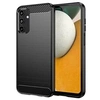 Image de Coque pour Samsung Galaxy A15 4G / 5G - housse etui silicone gel carbone + film ecran - NOIR -