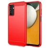 Image de Coque pour Samsung Galaxy A15 4G / 5G - housse etui silicone gel carbone + film ecran - ROUGE -