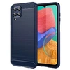 Image de Coque pour Samsung Galaxy M33 5G - housse etui silicone gel carbone + verre trempe - BLEU FONCE -