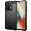 Image de Coque pour Xiaomi Redmi Note 13 5G - housse etui silicone gel carbone + film ecran - NOIR -