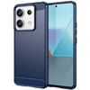 Image de Coque pour Xiaomi Redmi Note 13 Pro 5G / Poco X6 5G - housse etui silicone gel carbone + film ecran - BLEU FONCE -