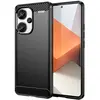 Image de Coque pour Xiaomi Redmi Note 13 Pro+ Plus 5G - housse etui silicone gel carbone + film ecran - NOIR -