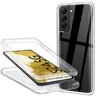 Image de Coque pour Samsung Galaxy S24 5G - housse etui silicone gel fine 360 integrale (avant et arriere) + film ecran - TRANSPARENT -
